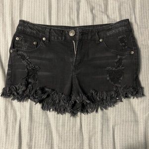Mid Rise Jean shorts